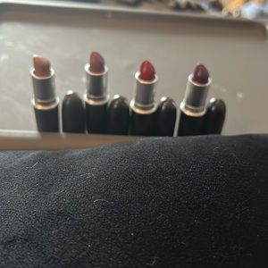 4 Mac Lipsticks